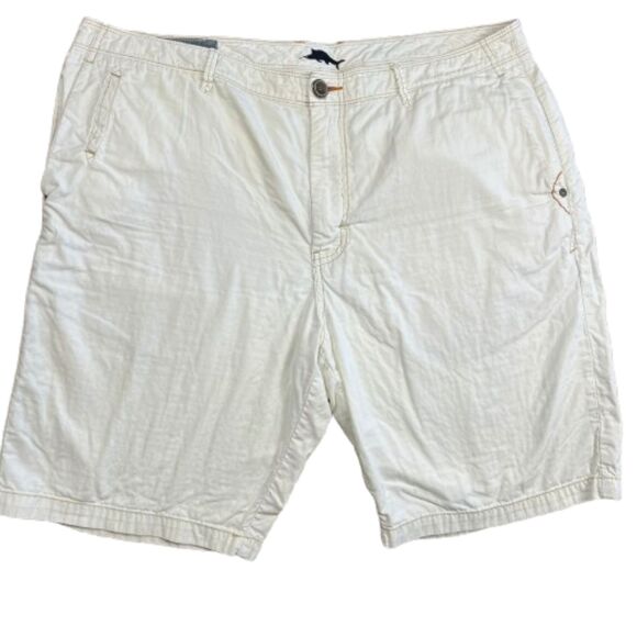 Tommy Bahama Men's 100% Cotton White Shorts Size 38 - Picture 1 of 7